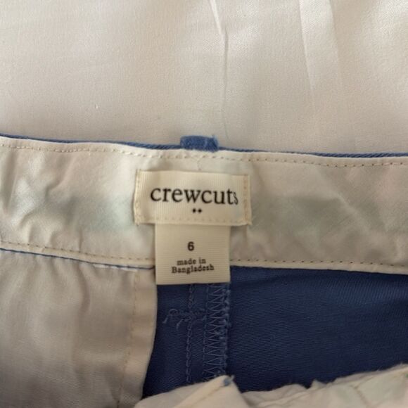 J Crew Factory Blue Boys' Gramercy flex chino short size 6 - Picture 4 of 5